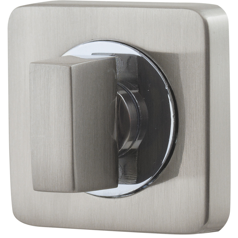 Ручка поворотная WC-BOLT BK6/SQ-21SN/CP-3 матовый никель/хром - Armadillo Ручка поворотная WC-BOLT BK6/SQ-21SN/CP-3 матовый никель/хром