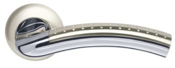 Ручка раздельная Libra LD26-1SN/CP-3 матовый никель/хром TECH (кв. 8х140)