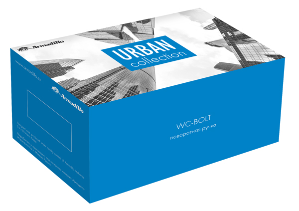 Ручка поворотная WC-BOLT BK6/URB SN-3 Матовый никель - Armadillo Ручка поворотная WC-BOLT BK6/URB SN-3 Матовый никель