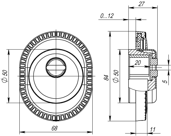 Броненакладка на ЦМ ET/ATC-Protector 1CL-25 OB-13 Античная бронза - Armadillo Броненакладка на ЦМ ET/ATC-Protector 1CL-25 OB-13 Античная бронза