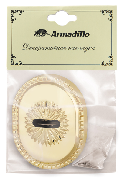 Декоративная накладка на сувальдный замок PS-DEC CL (ATC Protector 1) GP Золото - Armadillo Декоративная накладка на сувальдный замок PS-DEC CL (ATC Protector 1) GP Золото